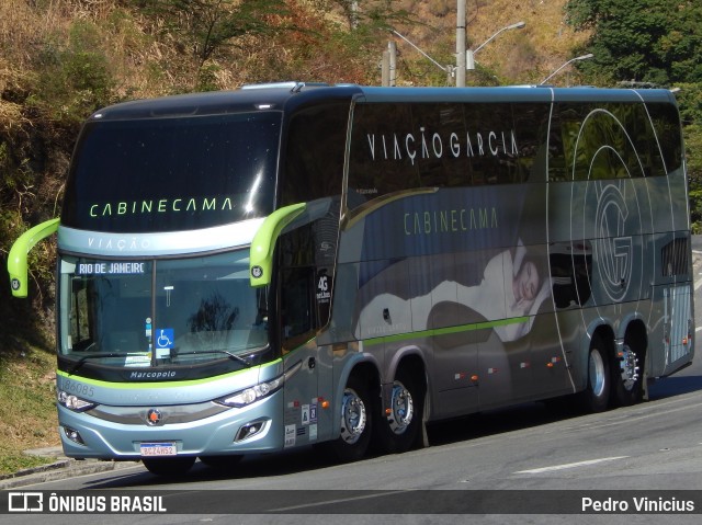 Viação Garcia 86085 na cidade de Piraí, Rio de Janeiro, Brasil, por Pedro Vinicius. Número da foto: #7056440.