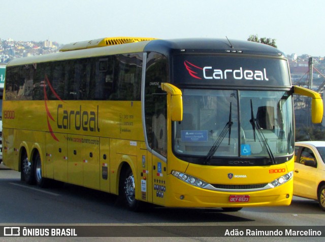 Cardeal Turismo 13000 na cidade de Belo Horizonte, Minas Gerais, Brasil, por Adão Raimundo Marcelino. ID da foto: 7057043.