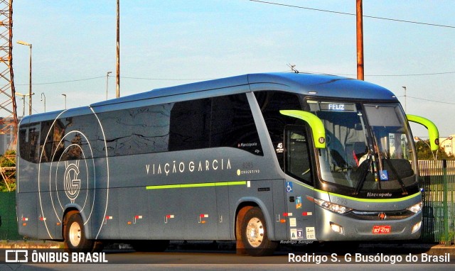 Viação Garcia 8295 na cidade de São Paulo, São Paulo, Brasil, por Rodrigo S. G Busólogo do Brasil. Número da foto: #7055941.