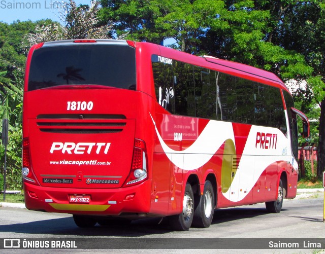 Viação Pretti 18100 na cidade de Vitória, Espírito Santo, Brasil, por Saimom  Lima. Número da foto: #7056480.