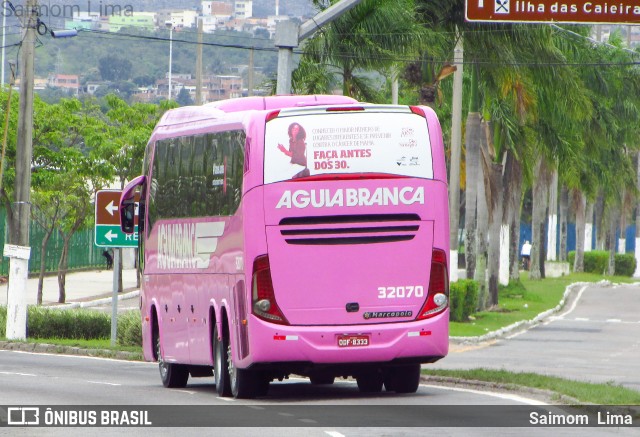 Viação Águia Branca 32070 na cidade de Vitória, Espírito Santo, Brasil, por Saimom  Lima. ID da foto: 7056481.