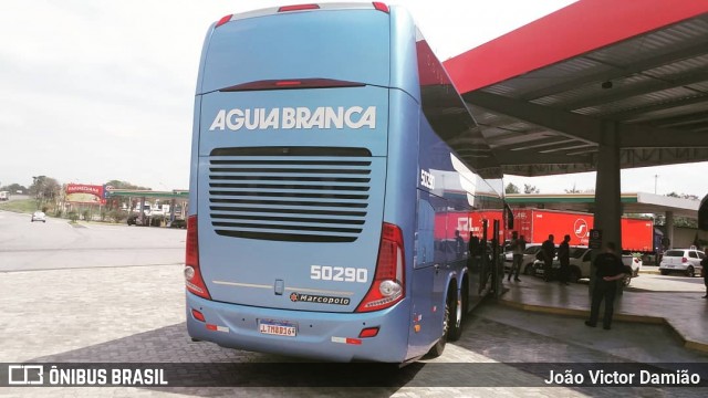 Viação Águia Branca 50290 na cidade de Guaratinguetá, São Paulo, Brasil, por João Victor Damião. Número da foto: #7059204.