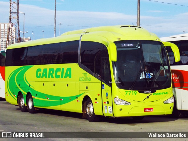 Viação Garcia 7719 na cidade de São Paulo, São Paulo, Brasil, por Wallace Barcellos. Número da foto: #7058870.