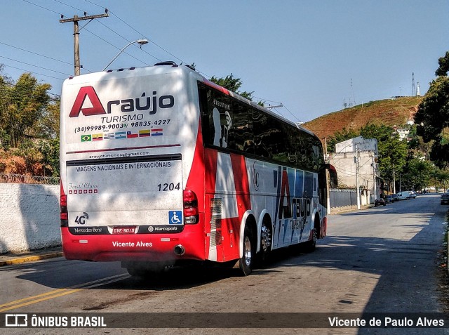 Araújo Turismo 1204 na cidade de Aparecida, São Paulo, Brasil, por Vicente de Paulo Alves. ID da foto: 7059932.