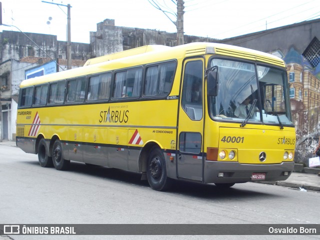 Viação Itapemirim 40001 na cidade de Santos, São Paulo, Brasil, por Osvaldo Born. Número da foto: #7058768.