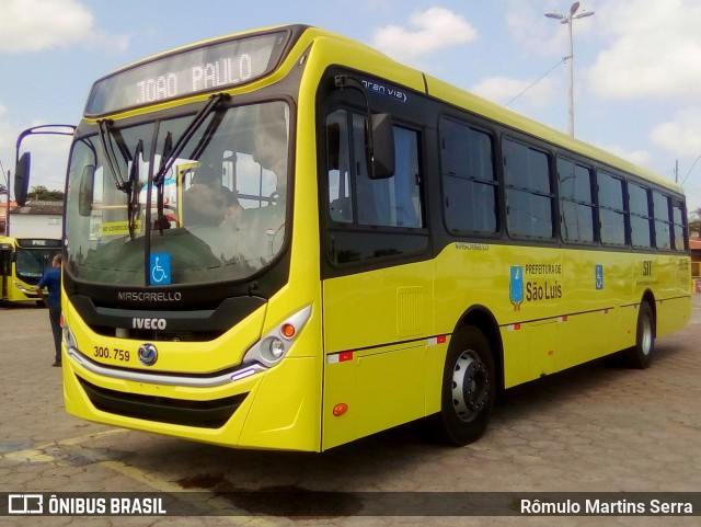 Planeta Transportes 300.759 na cidade de São Luís, Maranhão, Brasil, por Rômulo Martins Serra. Número da foto: #7060000.