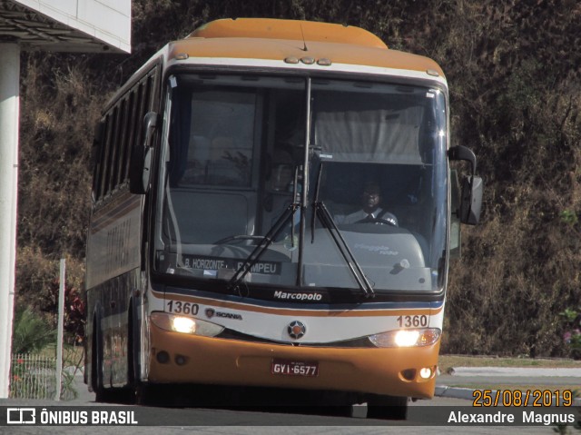 Viação Sertaneja 1360 na cidade de Pará de Minas, Minas Gerais, Brasil, por Alexandre  Magnus. ID da foto: 7058793.