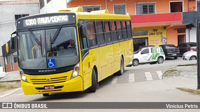 Gidion Transporte e Turismo 11337 na cidade de Joinville, Santa Catarina, Brasil, por Vinicius Petris. Número da foto: #7059883.