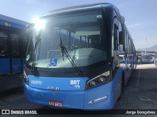 Auto Viação Jabour E86891D na cidade de Rio de Janeiro, Rio de Janeiro, Brasil, por Jorge Gonçalves. ID da foto: 7057684.