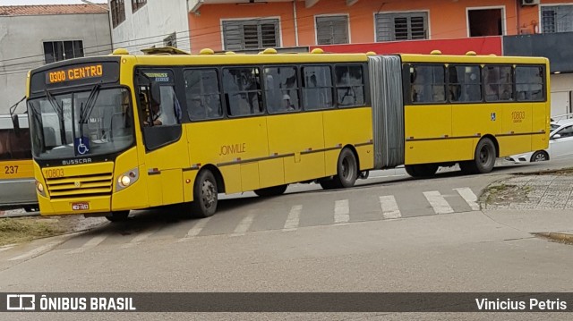 Gidion Transporte e Turismo 10803 na cidade de Joinville, Santa Catarina, Brasil, por Vinicius Petris. ID da foto: 7059889.