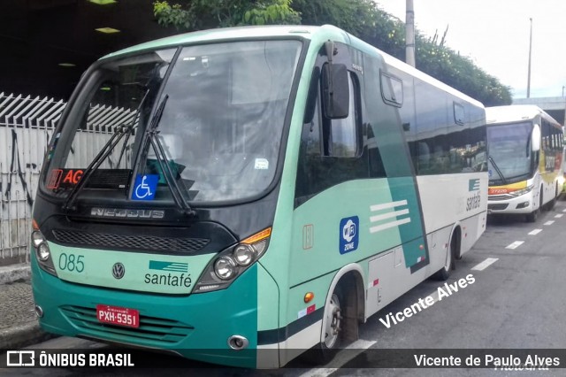 Santa Fé Transportes 085 na cidade de Belo Horizonte, Minas Gerais, Brasil, por Vicente de Paulo Alves. ID da foto: 7060057.