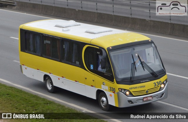 Rápido Litoral Fretamento e Turismo 330 na cidade de Arujá, São Paulo, Brasil, por Rudnei Aparecido da Silva. ID da foto: 7057513.