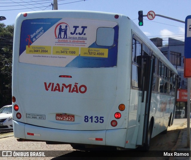 Empresa de Transporte Coletivo Viamão 8135 na cidade de Viamão, Rio Grande do Sul, Brasil, por Max Ramos. ID da foto: 7058555.