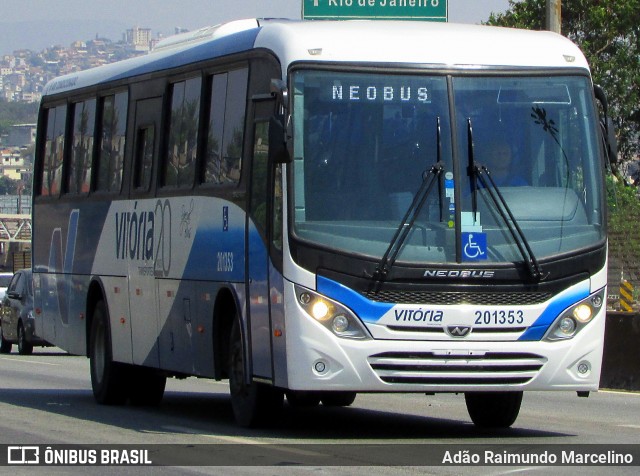 Vitória Transportes 201353 na cidade de Belo Horizonte, Minas Gerais, Brasil, por Adão Raimundo Marcelino. ID da foto: 7059621.