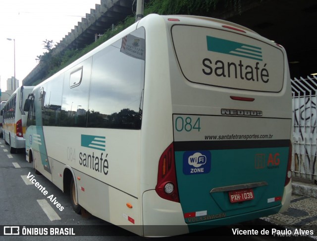 Santa Fé Transportes 084 na cidade de Belo Horizonte, Minas Gerais, Brasil, por Vicente de Paulo Alves. Número da foto: #7060093.
