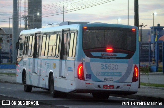 Rota Sol > Vega Transporte Urbano 35620 na cidade de Fortaleza, Ceará, Brasil, por Yuri Ferreira Marinho. ID da foto: 7061131.