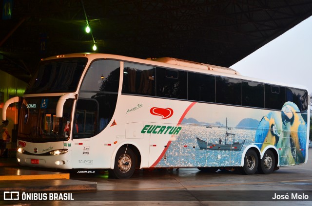 Eucatur - Empresa União Cascavel de Transportes e Turismo 4110 na cidade de Maringá, Paraná, Brasil, por José Melo. Número da foto: #7061669.