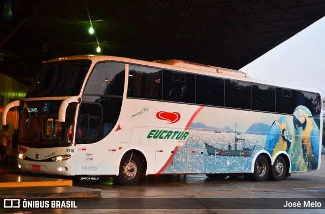 Eucatur - Empresa União Cascavel de Transportes e Turismo 4110 na cidade de Maringá, Paraná, Brasil, por José Melo. ID da foto: 7061669.