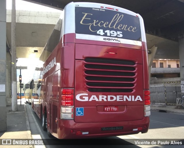 Expresso Gardenia 4195 na cidade de Belo Horizonte, Minas Gerais, Brasil, por Vicente de Paulo Alves. Número da foto: #7063440.