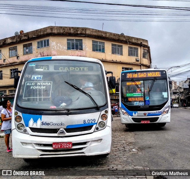 Auto Ônibus Asa Branca Gonçalense 8.029 na cidade de São Gonçalo, Rio de Janeiro, Brasil, por Cristian Matheus. ID da foto: 7062231.