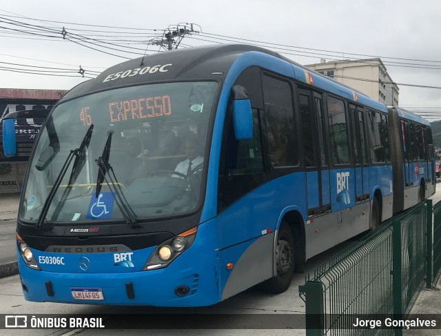 Tijuquinha - Auto Viação Tijuca E50306C na cidade de Rio de Janeiro, Rio de Janeiro, Brasil, por Jorge Gonçalves. ID da foto: 7062129.