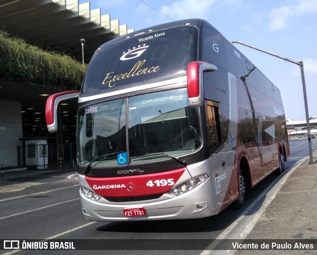 Expresso Gardenia 4195 na cidade de Belo Horizonte, Minas Gerais, Brasil, por Vicente de Paulo Alves. Número da foto: #7063428.