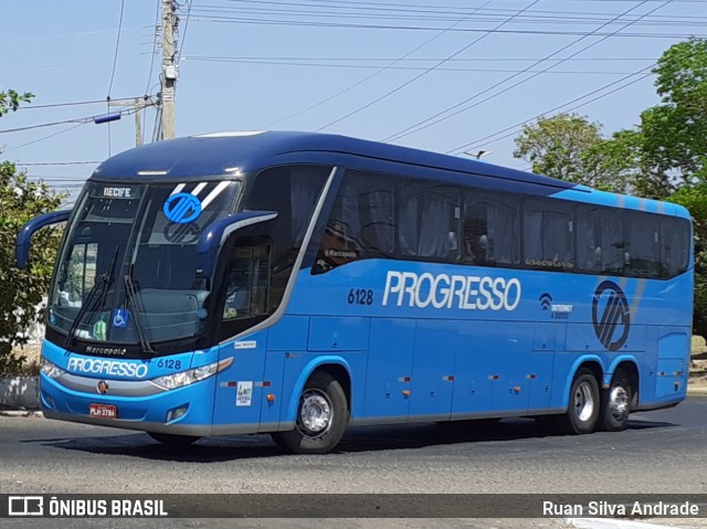 Auto Viação Progresso 6128 na cidade de Teresina, Piauí, Brasil, por Ruan Silva Andrade. Número da foto: #7061019.
