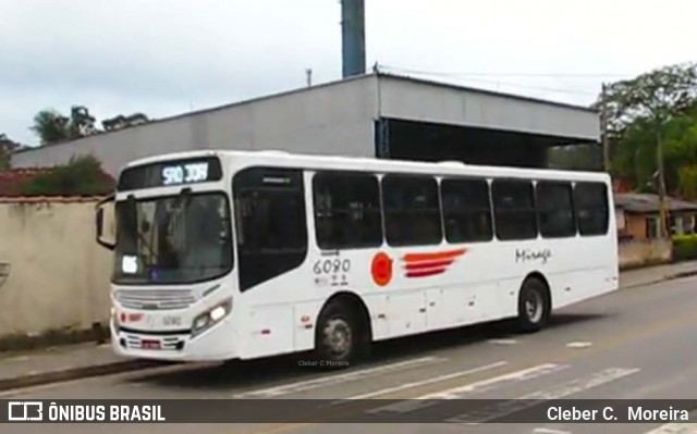 Viação Mirage 6080 na cidade de São Roque, São Paulo, Brasil, por Cleber C.  Moreira. Número da foto: #7063250.
