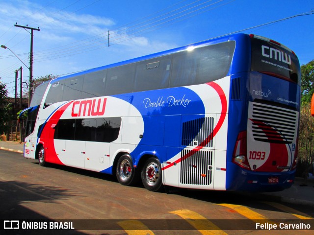 CMW Transportes 1093 na cidade de Tambaú, São Paulo, Brasil, por Felipe Carvalho. ID da foto: 7063877.