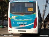 Viação Ponte Coberta RJ 190.063 na cidade de Rio de Janeiro, Rio de Janeiro, Brasil, por Jhonathan Barros. Número da foto: #:id.