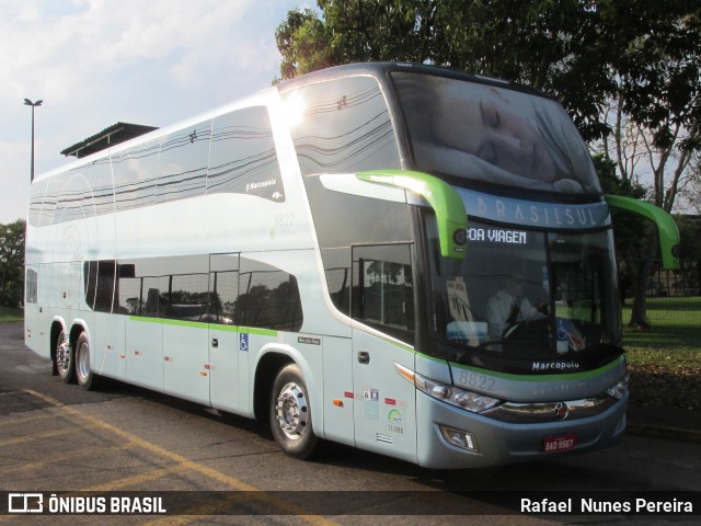 Viação Garcia 8822 na cidade de Cascavel, Paraná, Brasil, por Rafael Nunes Pereira. ID da foto: 7064580.