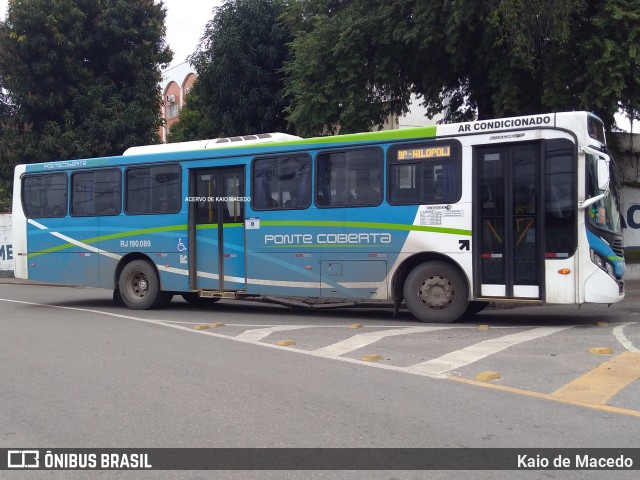 Viação Ponte Coberta RJ 190.089 na cidade de Rio de Janeiro, Rio de Janeiro, Brasil, por Kaio de Macedo. Número da foto: #7065070.