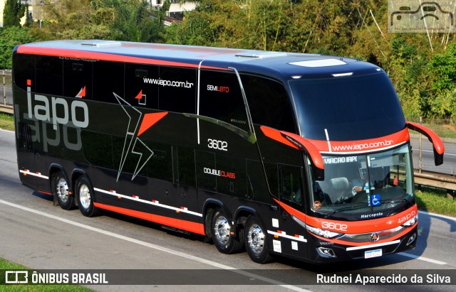 Viação Santana Iapó 3602 na cidade de Santa Isabel, São Paulo, Brasil, por Rudnei Aparecido da Silva. ID da foto: 7065244.