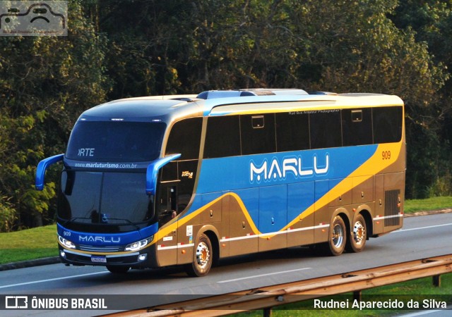 Marlu Turismo 909 na cidade de Santa Isabel, São Paulo, Brasil, por Rudnei Aparecido da Silva. Número da foto: #7065260.