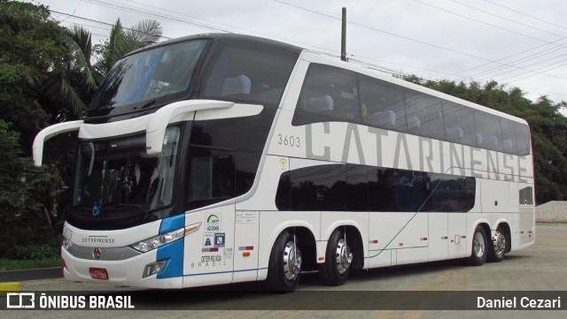 Auto Viação Catarinense 3603 na cidade de Brusque, Santa Catarina, Brasil, por Daniel Cezari. Número da foto: #7064581.