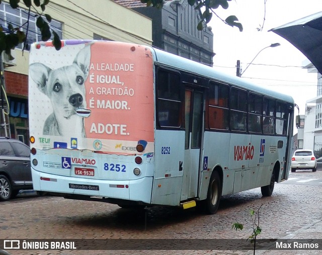 Empresa de Transporte Coletivo Viamão 8252 na cidade de Viamão, Rio Grande do Sul, Brasil, por Max Ramos. ID da foto: 7068162.