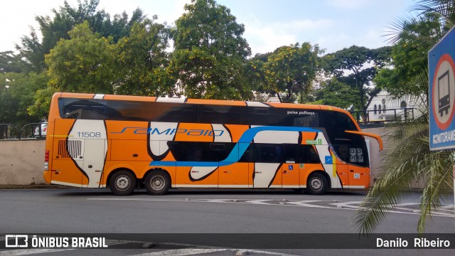 Viação Sampaio 11508 na cidade de Volta Redonda, Rio de Janeiro, Brasil, por Danilo  Ribeiro. ID da foto: 7068297.