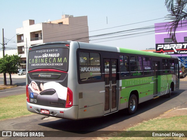 Viação Garcia 8913 na cidade de Apucarana, Paraná, Brasil, por Emanoel Diego.. ID da foto: 7066406.