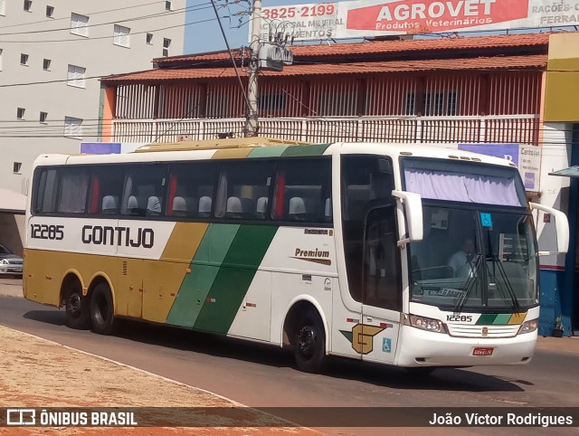 Empresa Gontijo de Transportes 12285 na cidade de Patos de Minas, Minas Gerais, Brasil, por João Víctor Rodrigues. Número da foto: #7067920.