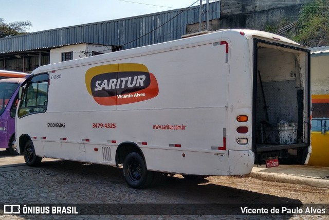 Saritur - Santa Rita Transporte Urbano e Rodoviário 0088 na cidade de Belo Horizonte, Minas Gerais, Brasil, por Vicente de Paulo Alves. ID da foto: 7068971.