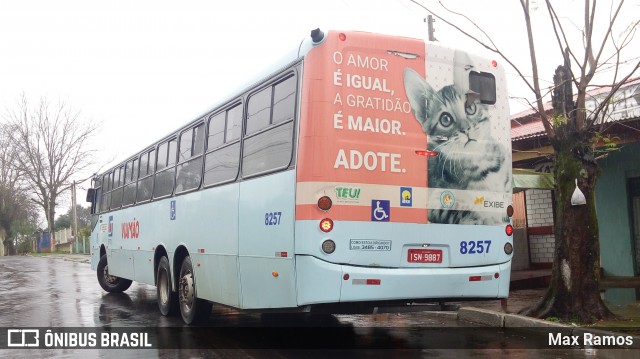 Empresa de Transporte Coletivo Viamão 8257 na cidade de Viamão, Rio Grande do Sul, Brasil, por Max Ramos. ID da foto: 7068166.