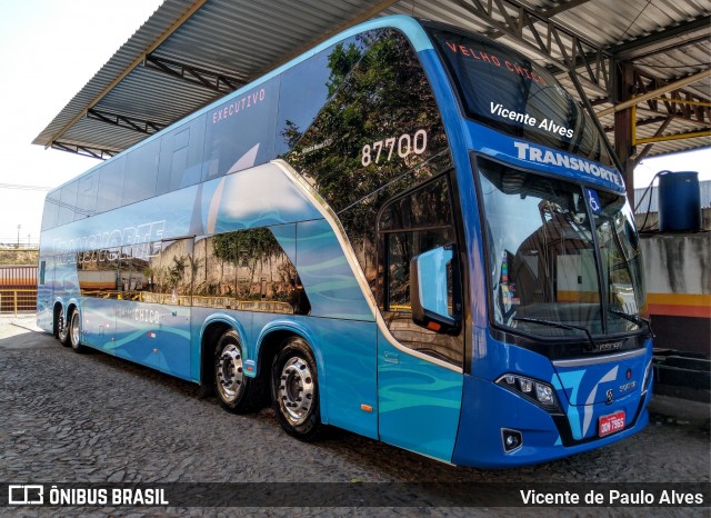 Transnorte - Transporte e Turismo Norte de Minas 87700 na cidade de Belo Horizonte, Minas Gerais, Brasil, por Vicente de Paulo Alves. ID da foto: 7068726.