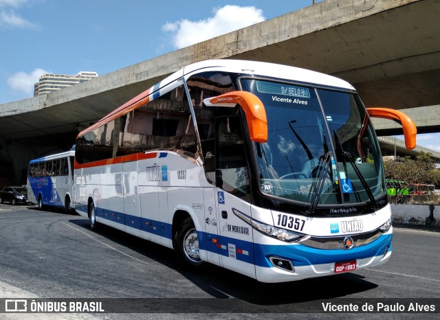 Expresso União 10357 na cidade de Belo Horizonte, Minas Gerais, Brasil, por Vicente de Paulo Alves. ID da foto: 7070465.