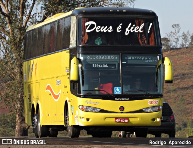 Vilanova Turismo 3007 na cidade de Conselheiro Lafaiete, Minas Gerais, Brasil, por Rodrigo  Aparecido. Número da foto: #7071506.