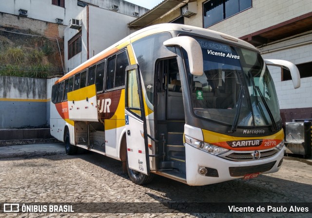 Saritur - Santa Rita Transporte Urbano e Rodoviário 28770 na cidade de Belo Horizonte, Minas Gerais, Brasil, por Vicente de Paulo Alves. Número da foto: #7070439.