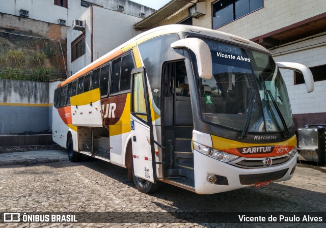 Saritur - Santa Rita Transporte Urbano e Rodoviário 28770 na cidade de Belo Horizonte, Minas Gerais, Brasil, por Vicente de Paulo Alves. ID da foto: 7070439.