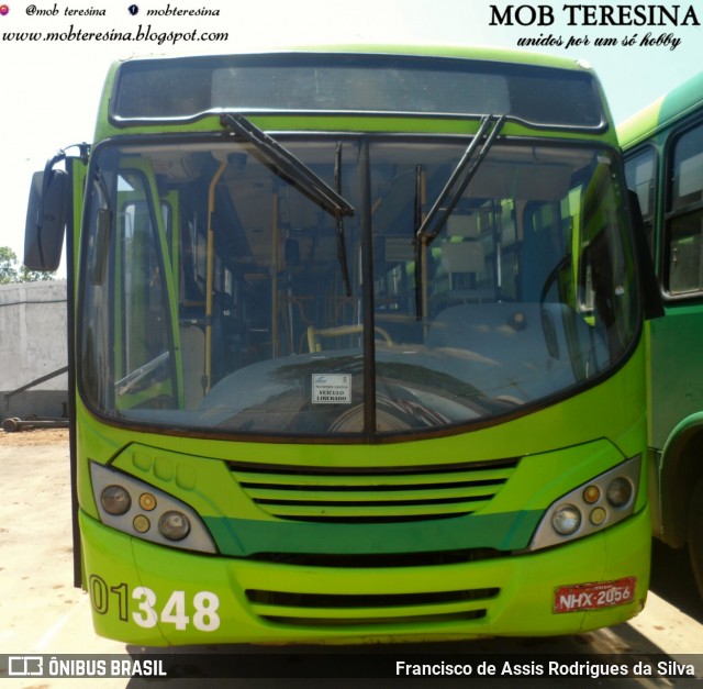 Viação Piauiense 01348 na cidade de Teresina, Piauí, Brasil, por Francisco de Assis Rodrigues da Silva. Número da foto: #7071336.