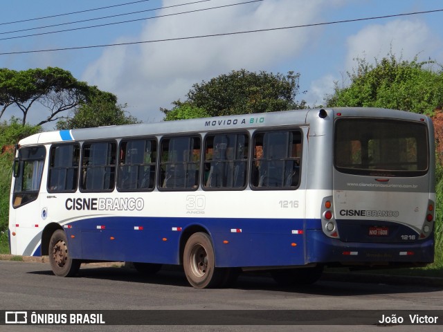 Cisne Branco Turismo 1216 na cidade de São Luís, Maranhão, Brasil, por João Victor. ID da foto: 7071377.