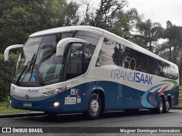 Trans Isaak Turismo 1006 na cidade de Curitiba, Paraná, Brasil, por Wagner Domingos Ivanesken. ID da foto: 7073572.