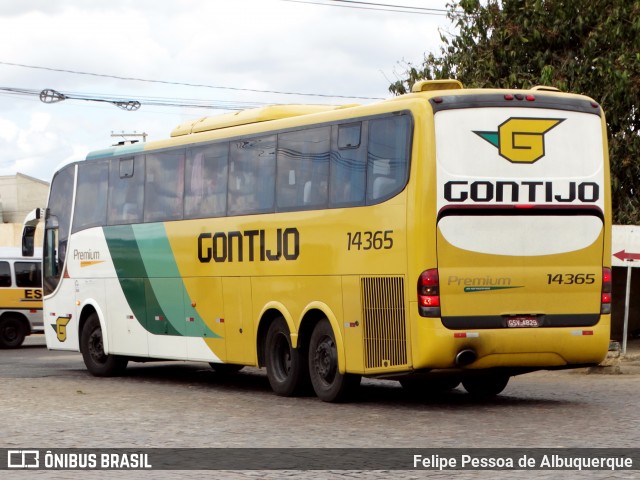 Empresa Gontijo de Transportes 14365 na cidade de Vitória da Conquista, Bahia, Brasil, por Felipe Pessoa de Albuquerque. ID da foto: 7073654.